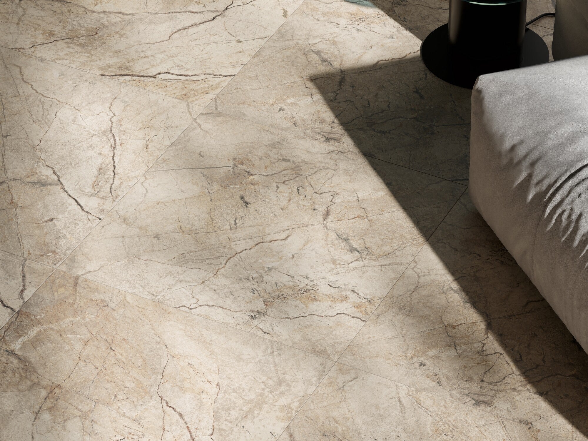 Gres szkliwiony Skyfall Beige Carving 60x60 cm 1.8 m2 3