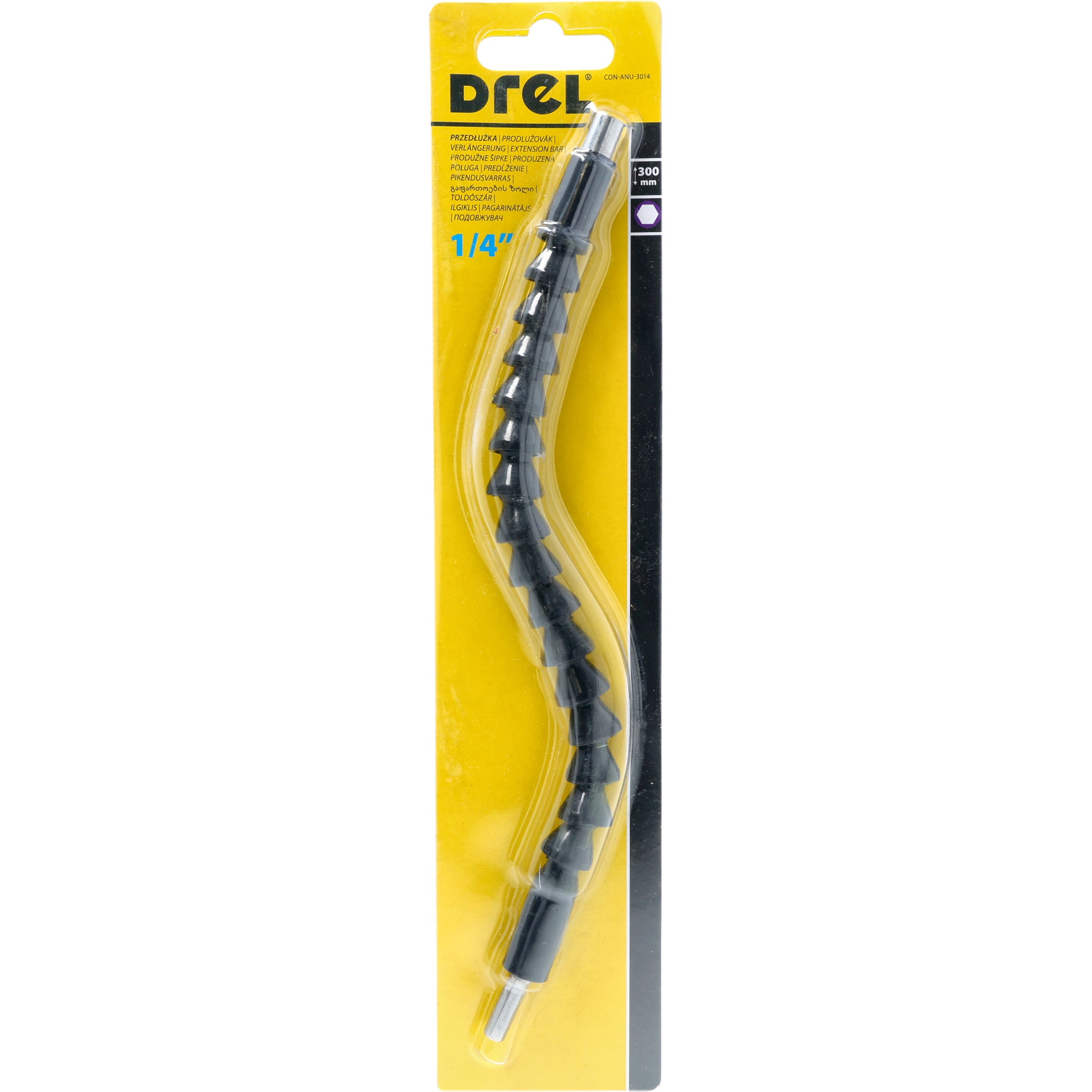 Przedłużka elastyczna do bitów 1/4" 300 mm 3