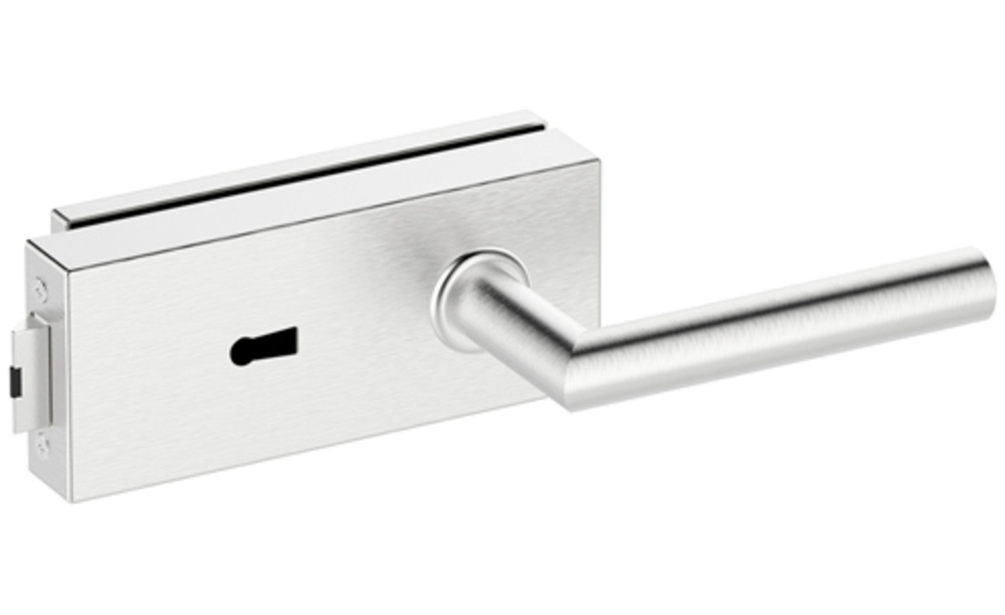 Okucia do drzwi Plato zamek klucz prawy