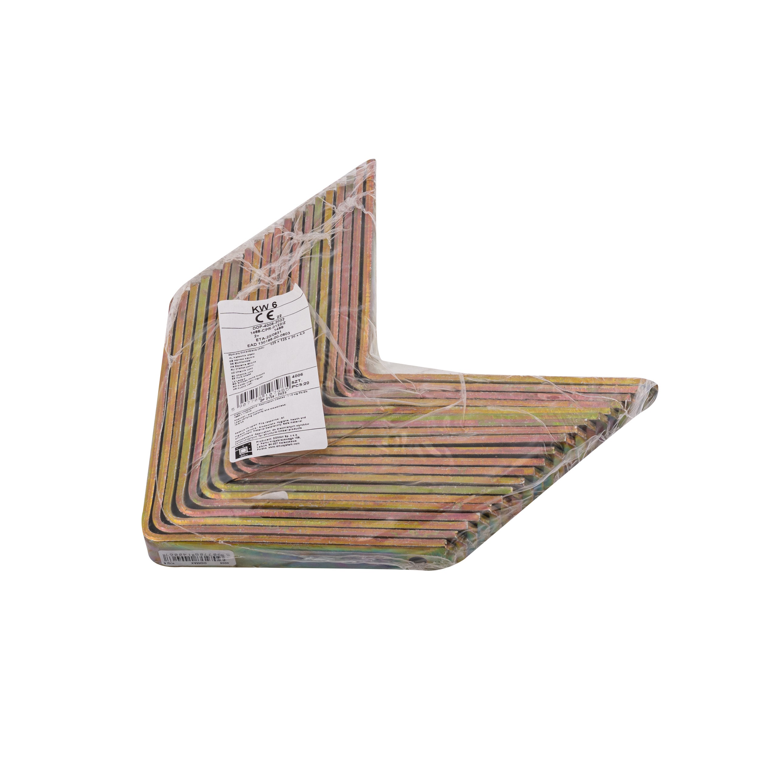 Kątownik wąski 125x125x20 mm (20 szt.) 1