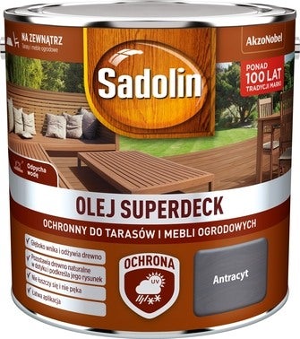 Olej Sadolin Superdeck antracyt 2,5l