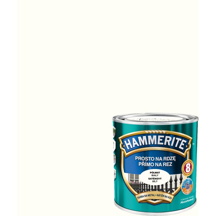 Farba antykorozyjna Hammerite biały półmat 0,7l