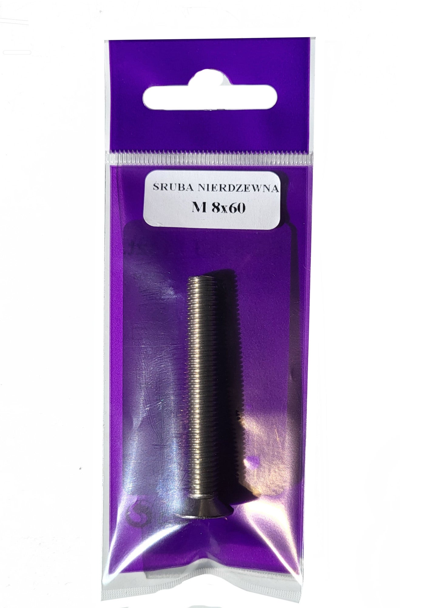 Śruba do sitek nierdzewna 8x60 mm szt.