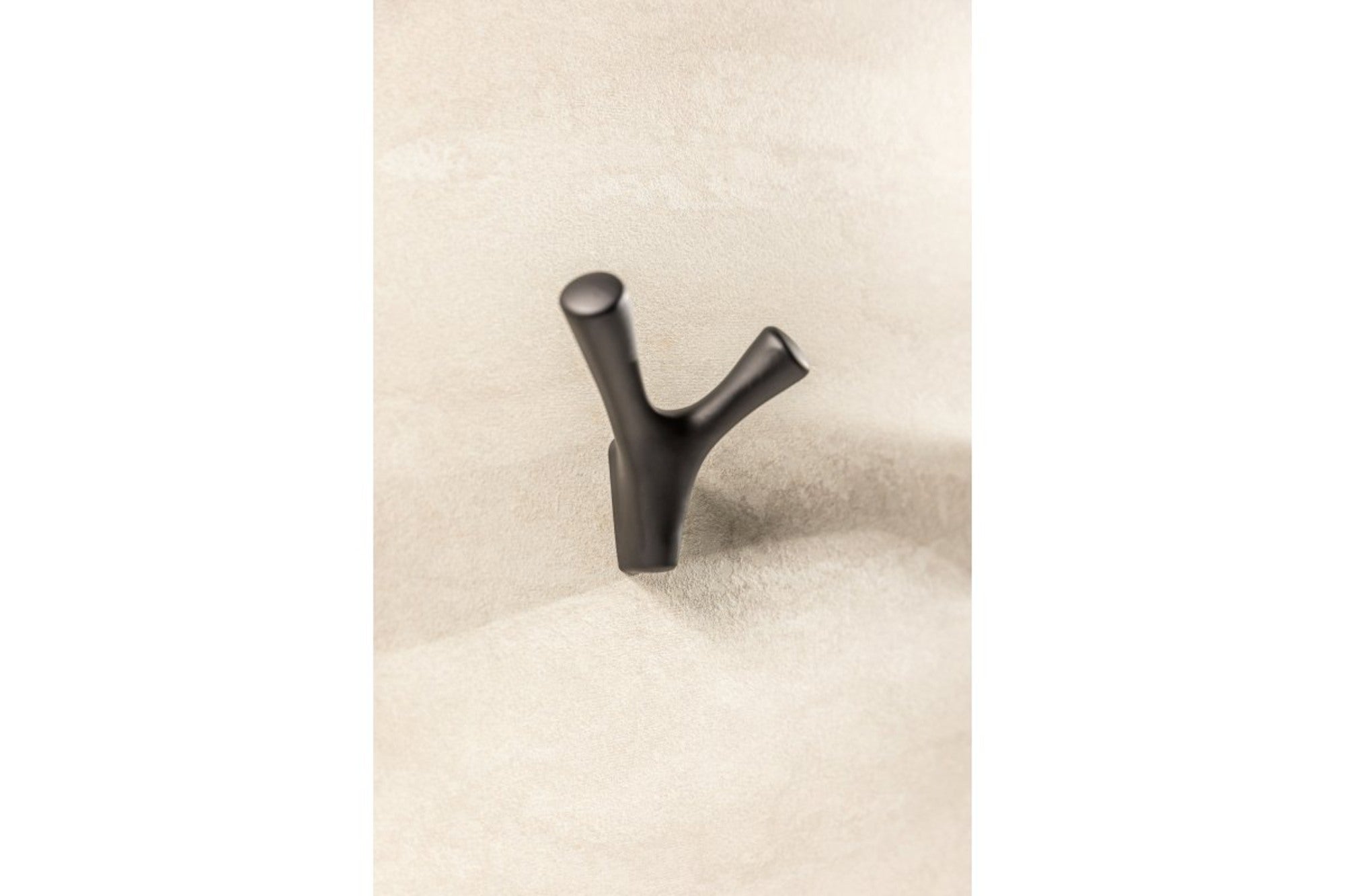 Wieszak podwójny czarny mat  1