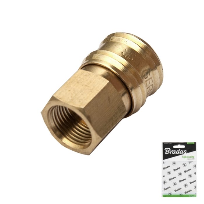 Szybkozłącze mosiężne GW 1/2"
