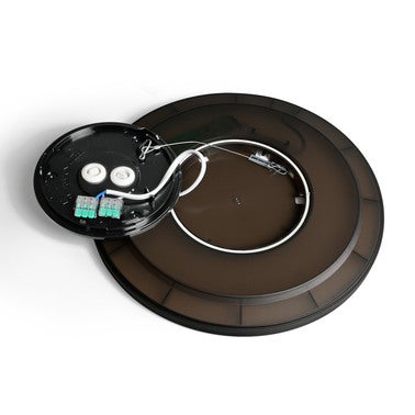 Plafon LED okrągły 22W 2400lm IP54 czarny 9