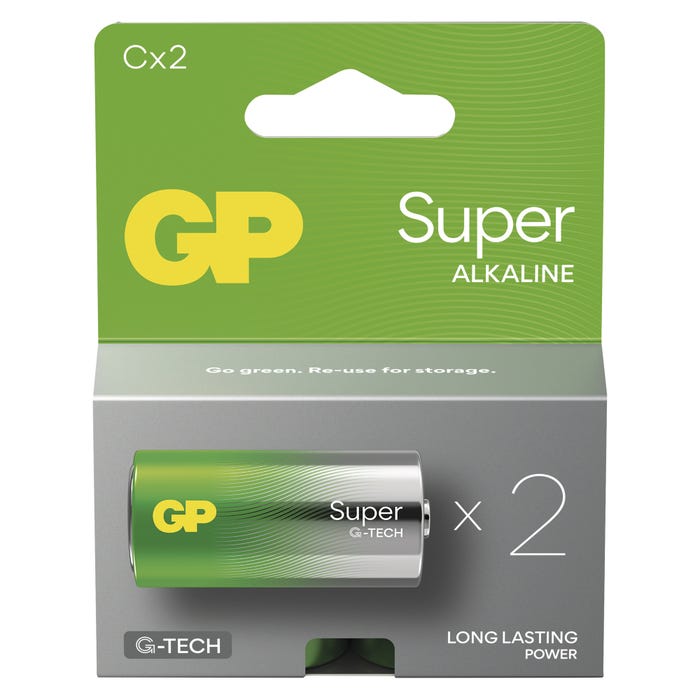 Bateria alkaliczna GP SUPER  C LR14 2szt
