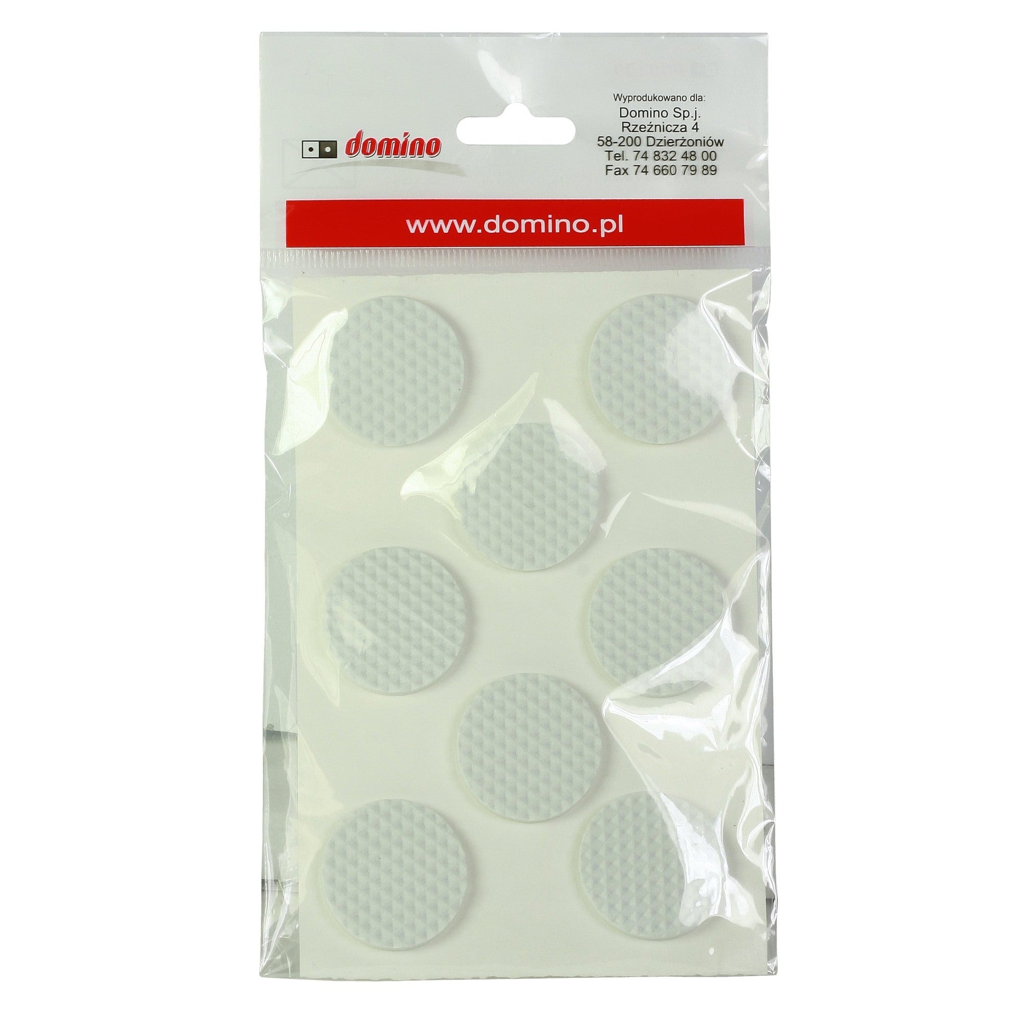 Podkładki antypoślizgowe samoprzylepne białe fi 30 mm (8 szt.) 