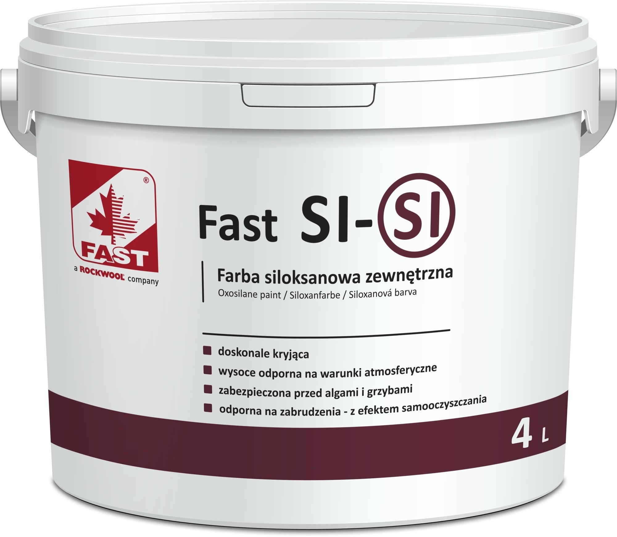 Farba do elewacji Fast SI-SI baza D 4l