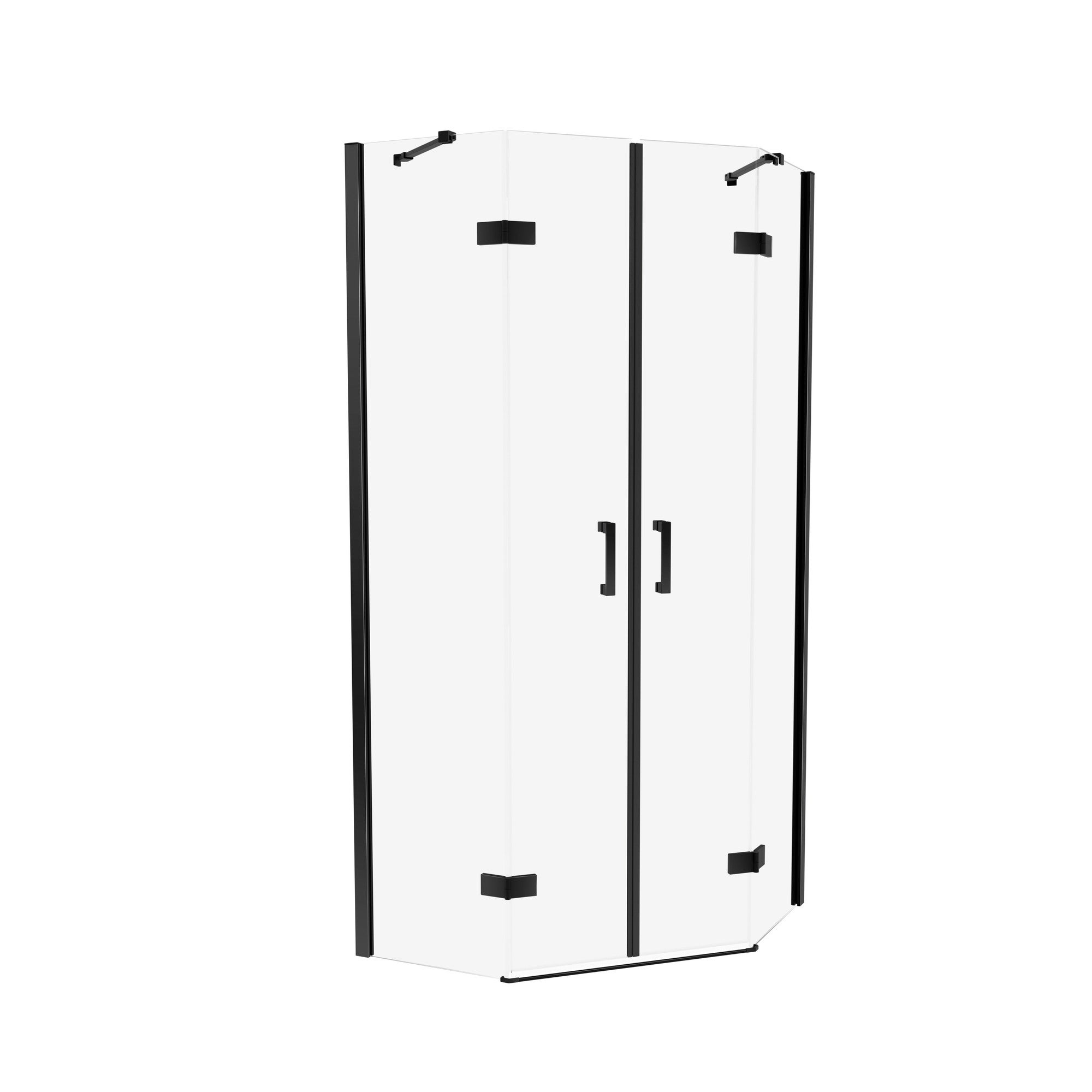 Kabina prysznicowa Kabri Primera Black 100x80 cm