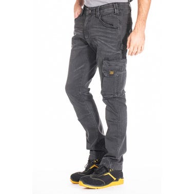 Spodnie robocze jeansowe JOBGR Rica Levy, rozm. 4XL (52)