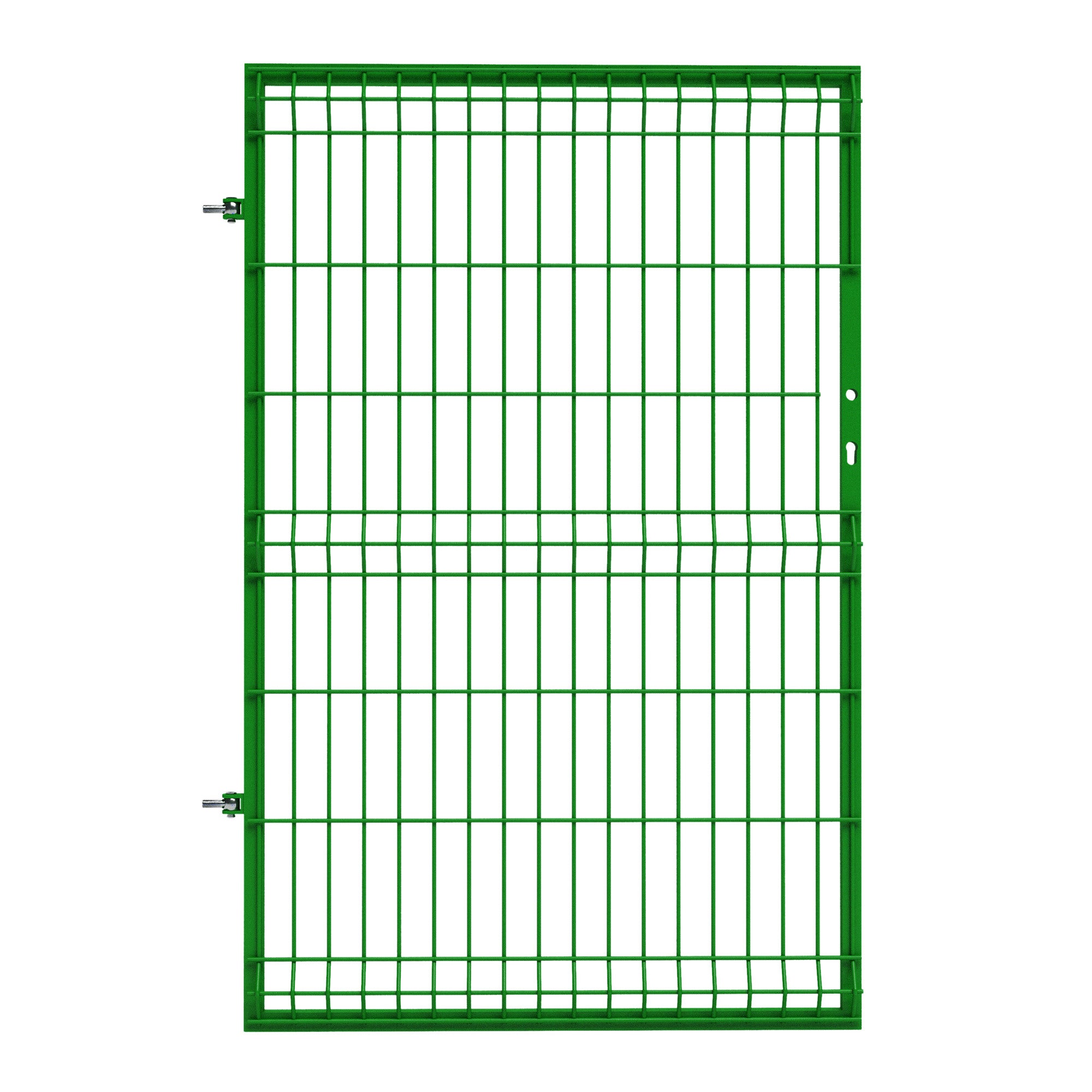 Furtka ogrodzeniowa panelowa zielona 150x100 cm lewa
