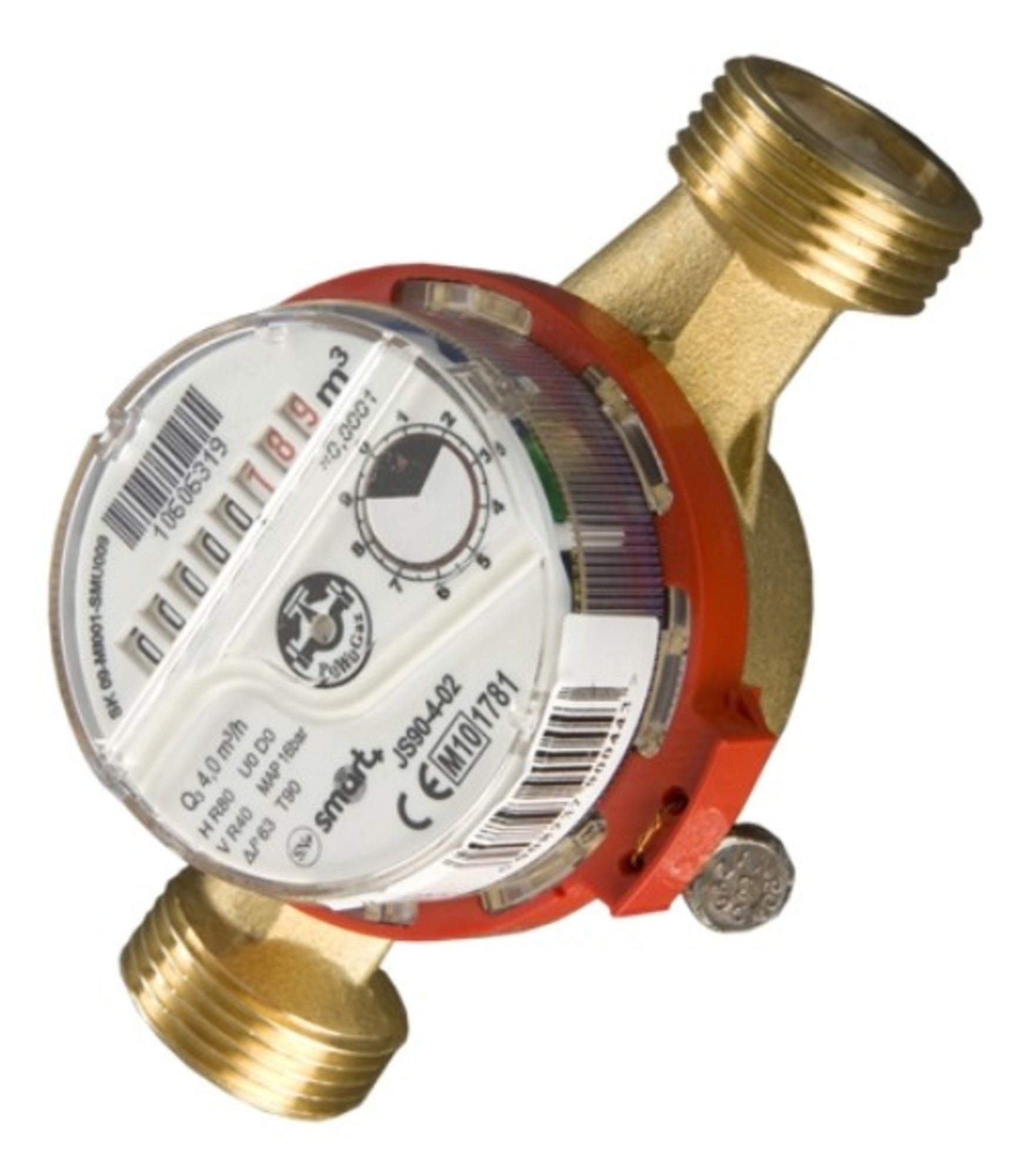 Wodomierz do ciepłej wody użytkowej 3/4" 4 m3/h 0