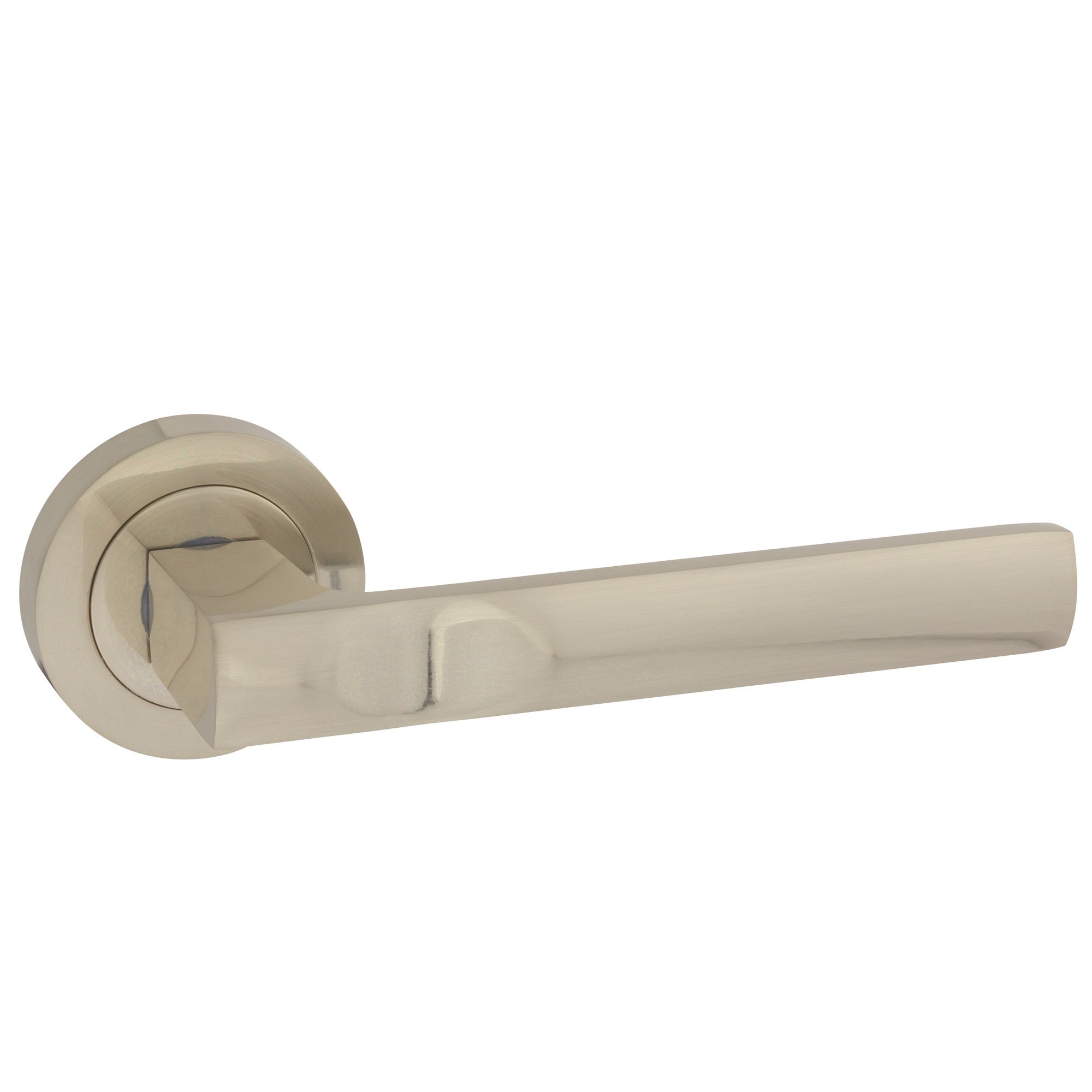 Klamka Pergamo z długim szyldem nikiel