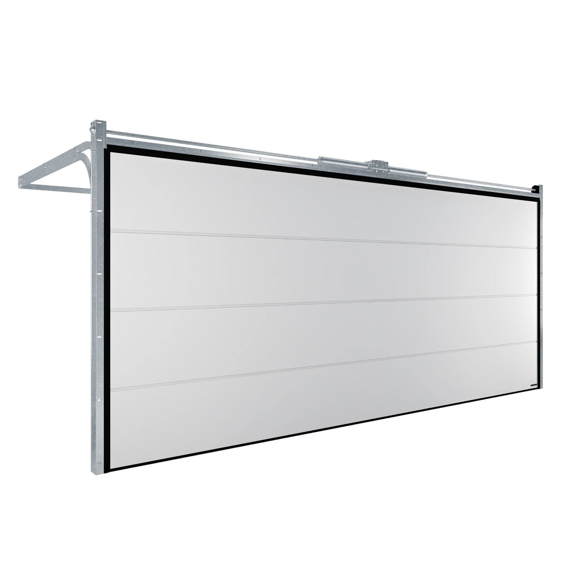 Brama garażowa segmentowa Nobla z napędem automatyczna 5000x2250 biała 1