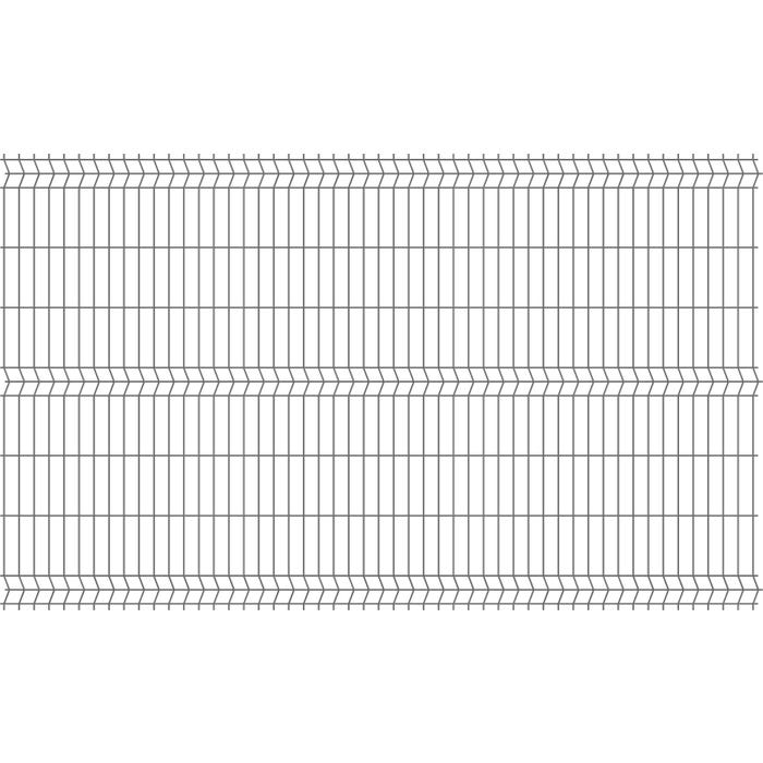 Panel ogrodzeniowy 3D antracyt, 152x250 cm, oczko 50x200 mm, drut 4 mm