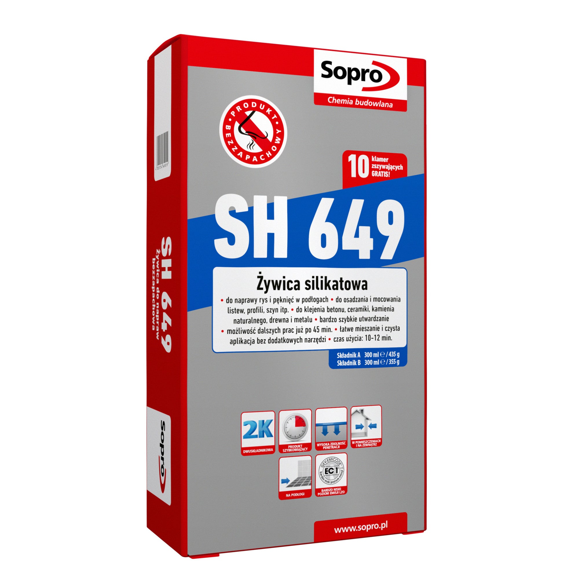 Żywica silikatowa Sopro SH 649 0,6 l