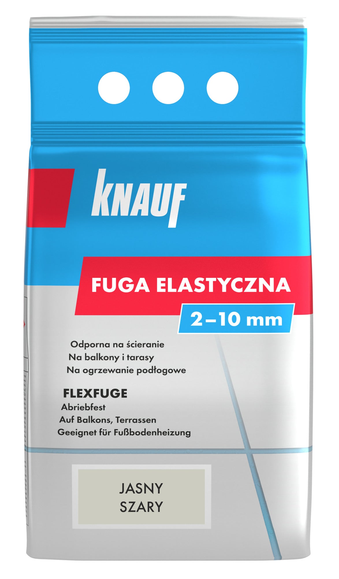 Fuga elastyczna Knauf jasny szary 4 kg