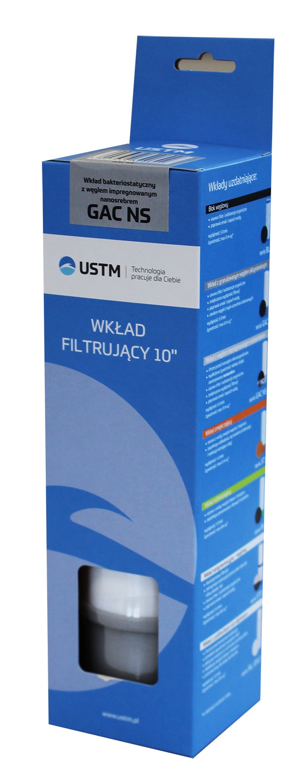 Wkład węglowy ze srebrem 10" 1