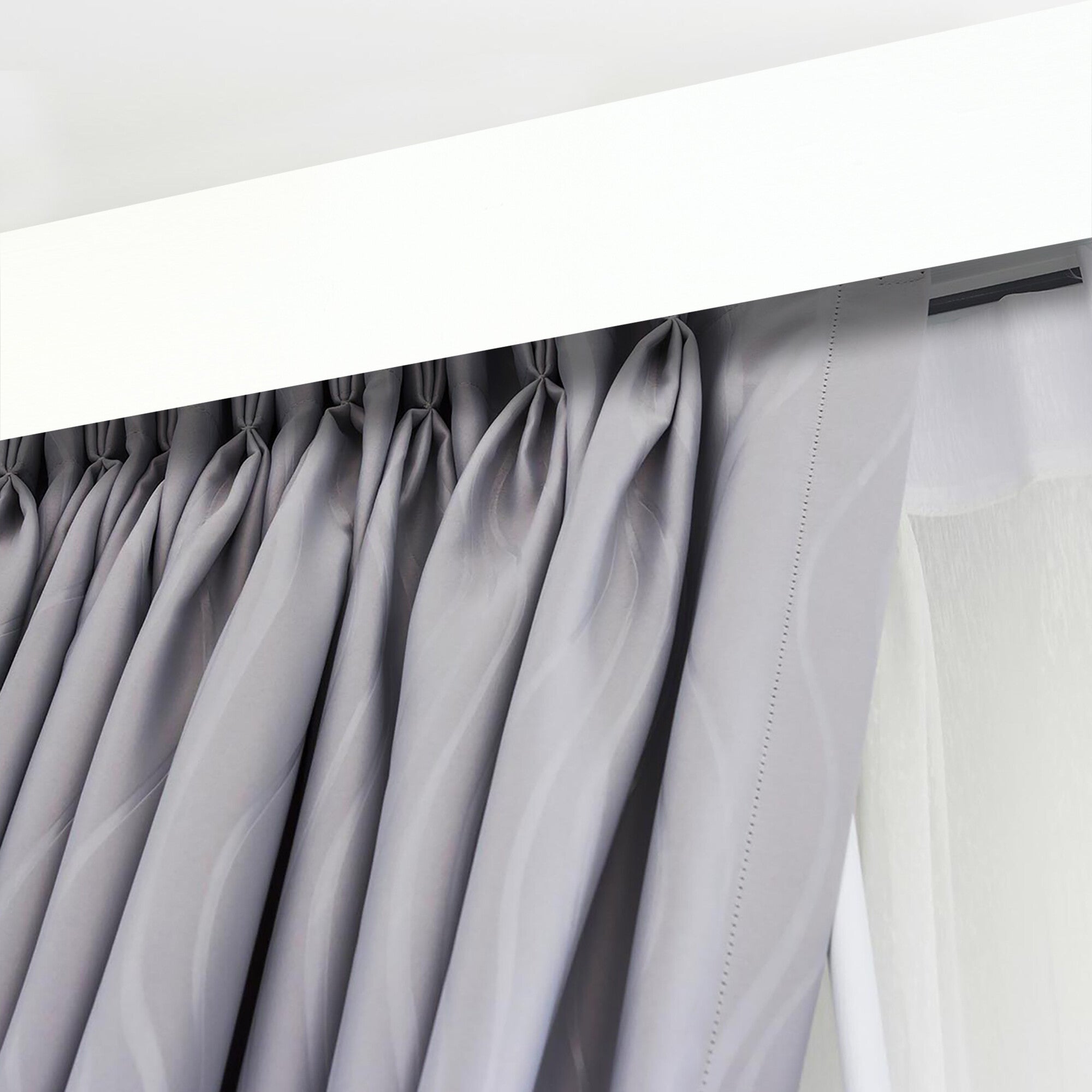 Maskownica biała do szyn sufitowych 50x300 mm PROLINE 2 2