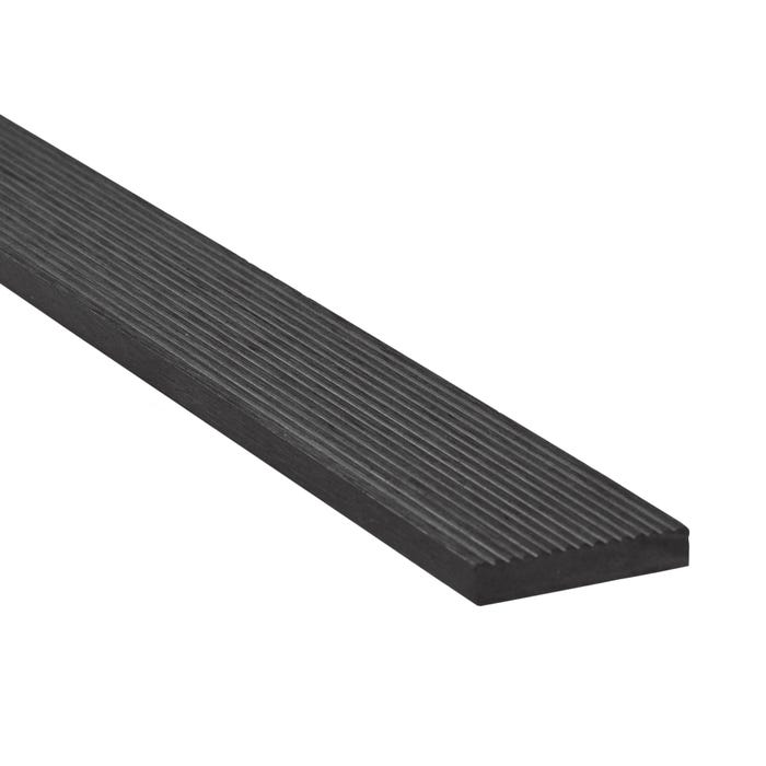 Listwa kompozytowa płaska Modern, grafit, 10x55x2400 mm