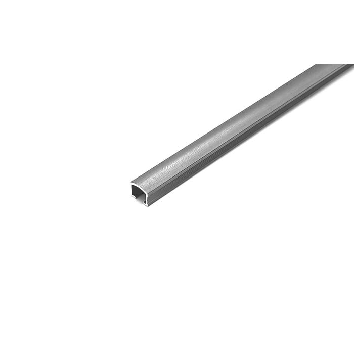 Listwa aluminiowa Silver brushed SSB10 1x1x270 cm