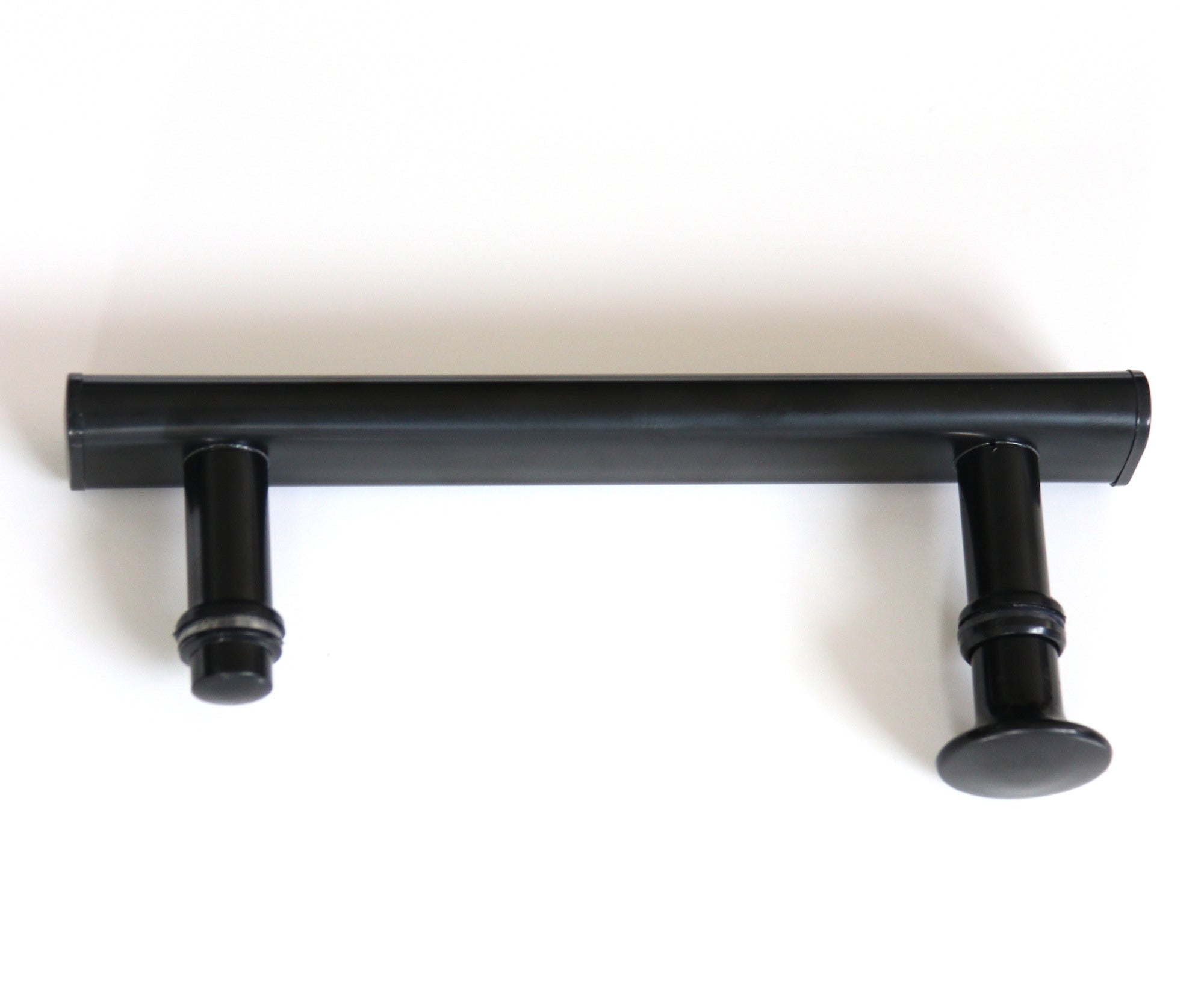 Uchwyt do drzwi kabiny prysznicowej dwupunktowy czarny 1