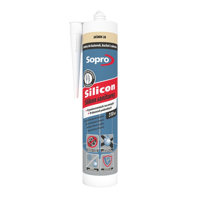 Silikon sanitarny Sopro 28 jaśmin 310 ml