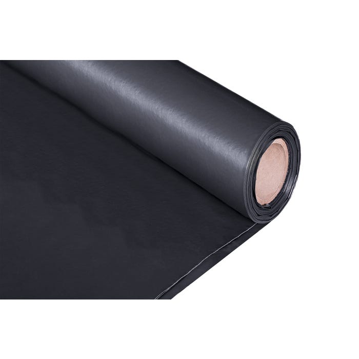 Folia budowlana 100 m2 czarna 4x25 m, 0.3 mm