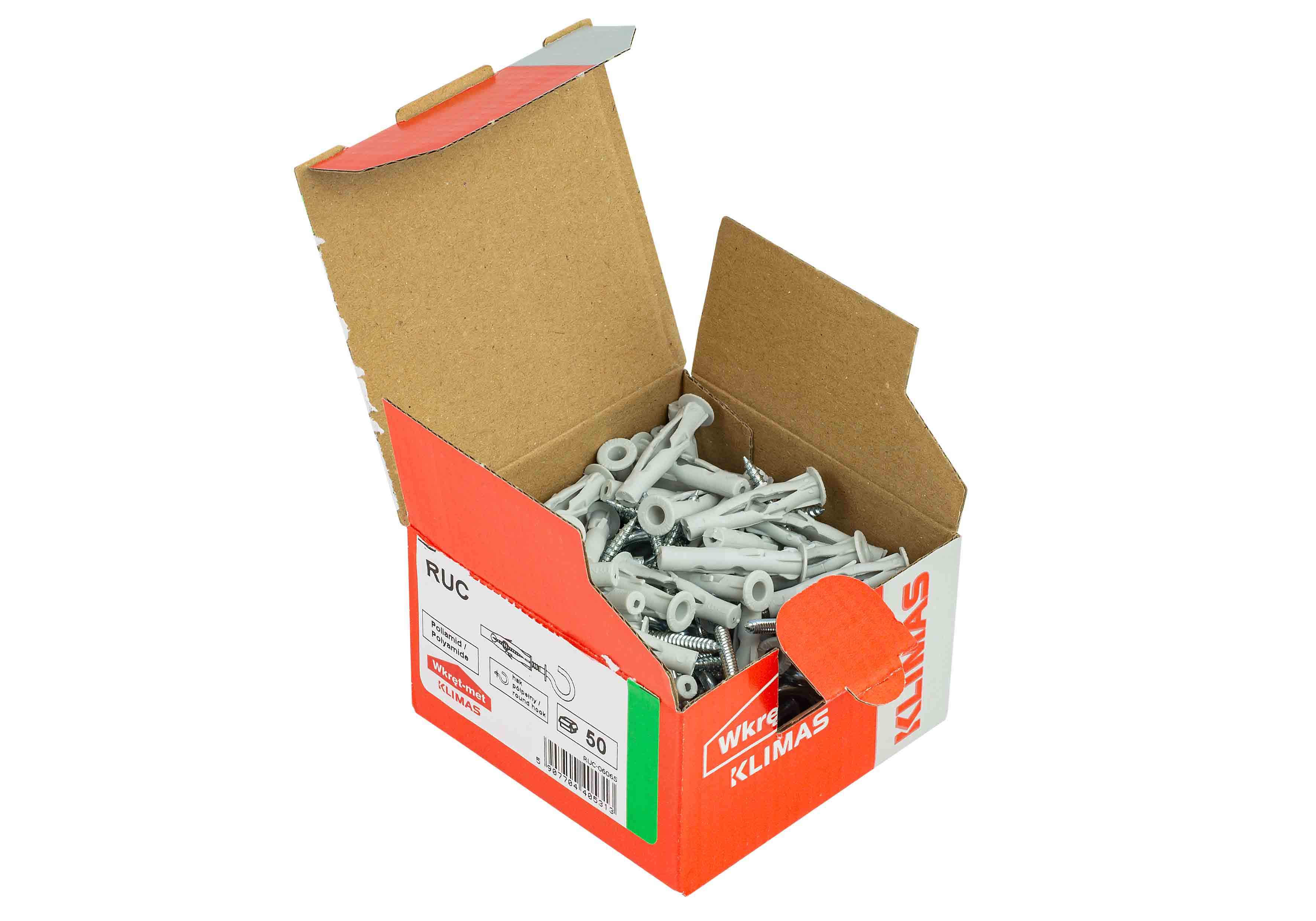 Kołek uniwersalny z hakiem półprostym fi 8 4.5x83 mm 25 szt. 2