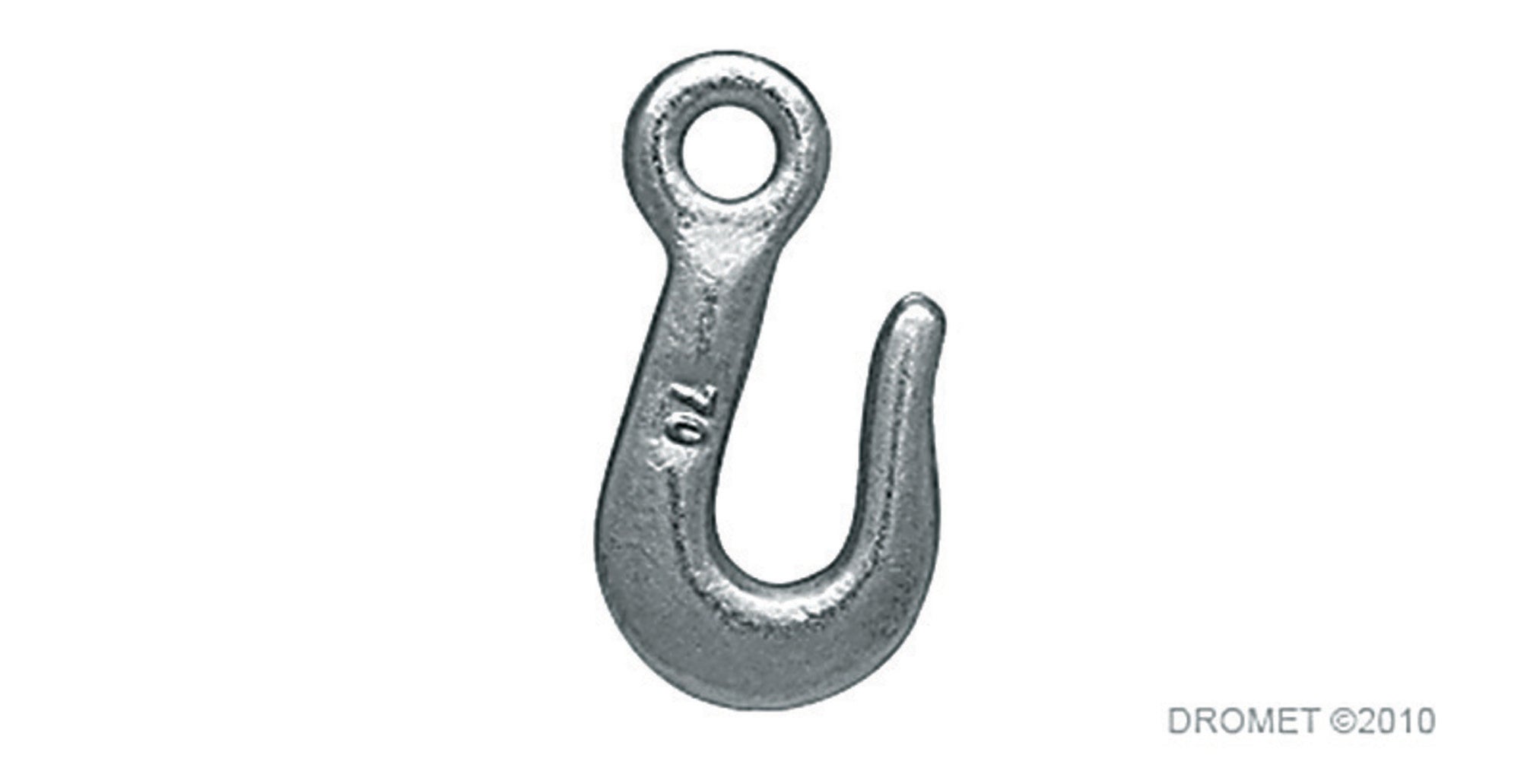 Hak zwykły 140 kg fi 5 mm