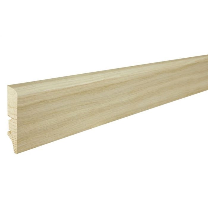 Listwa przypodłogowa P50 Barlinek 2200x60x16mm Okleina Dąb Biały