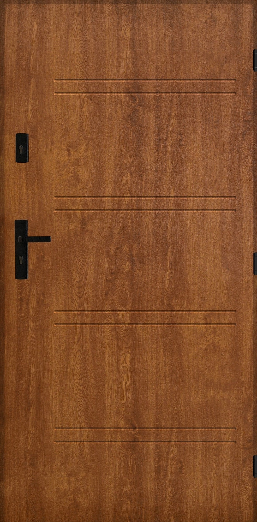 Drzwi zewnętrzne Gliwice złoty dąb 90 prawe 0