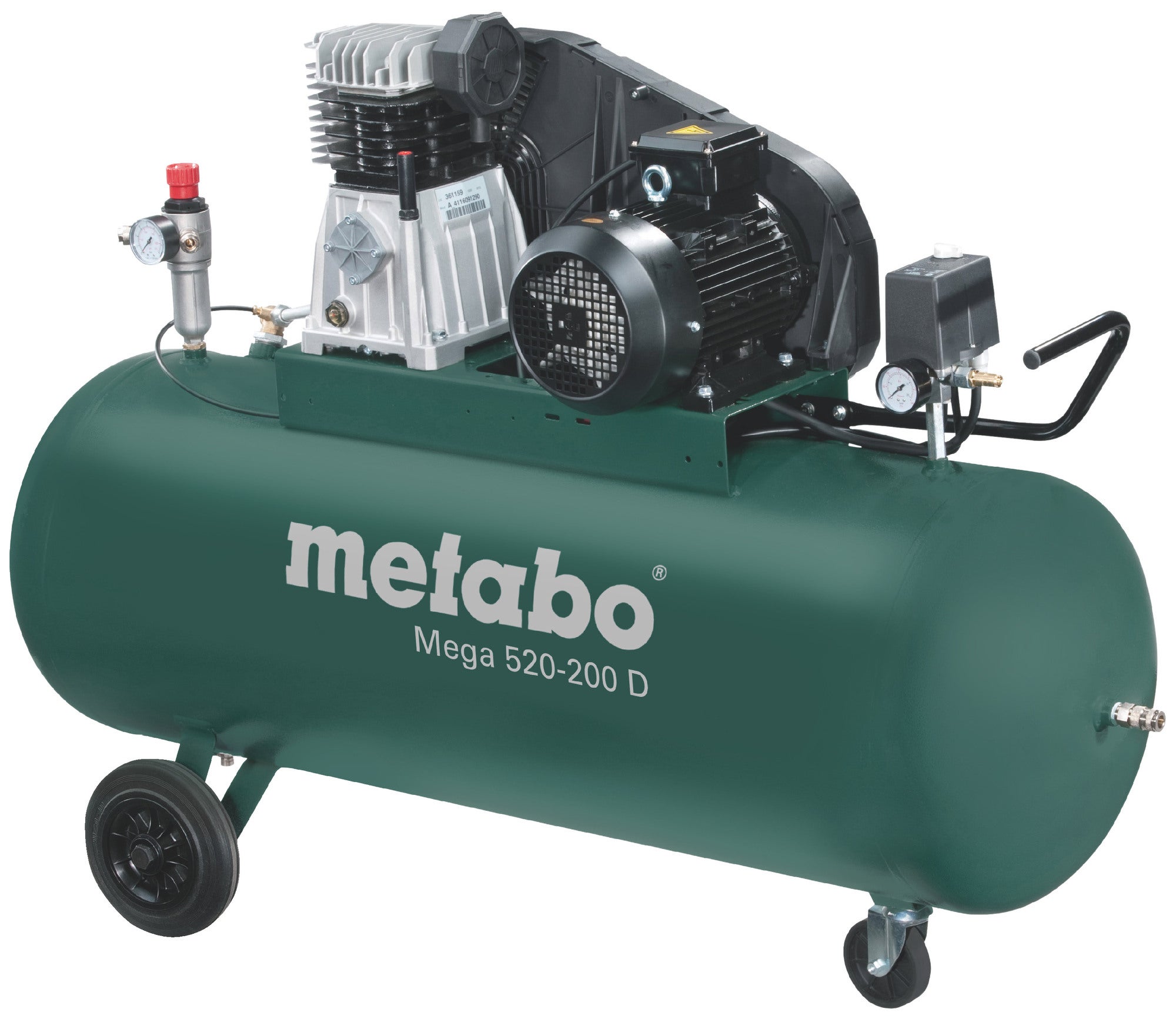 Kompresor bezolejowy 4,1KM Mega 520-200 D Metabo 0