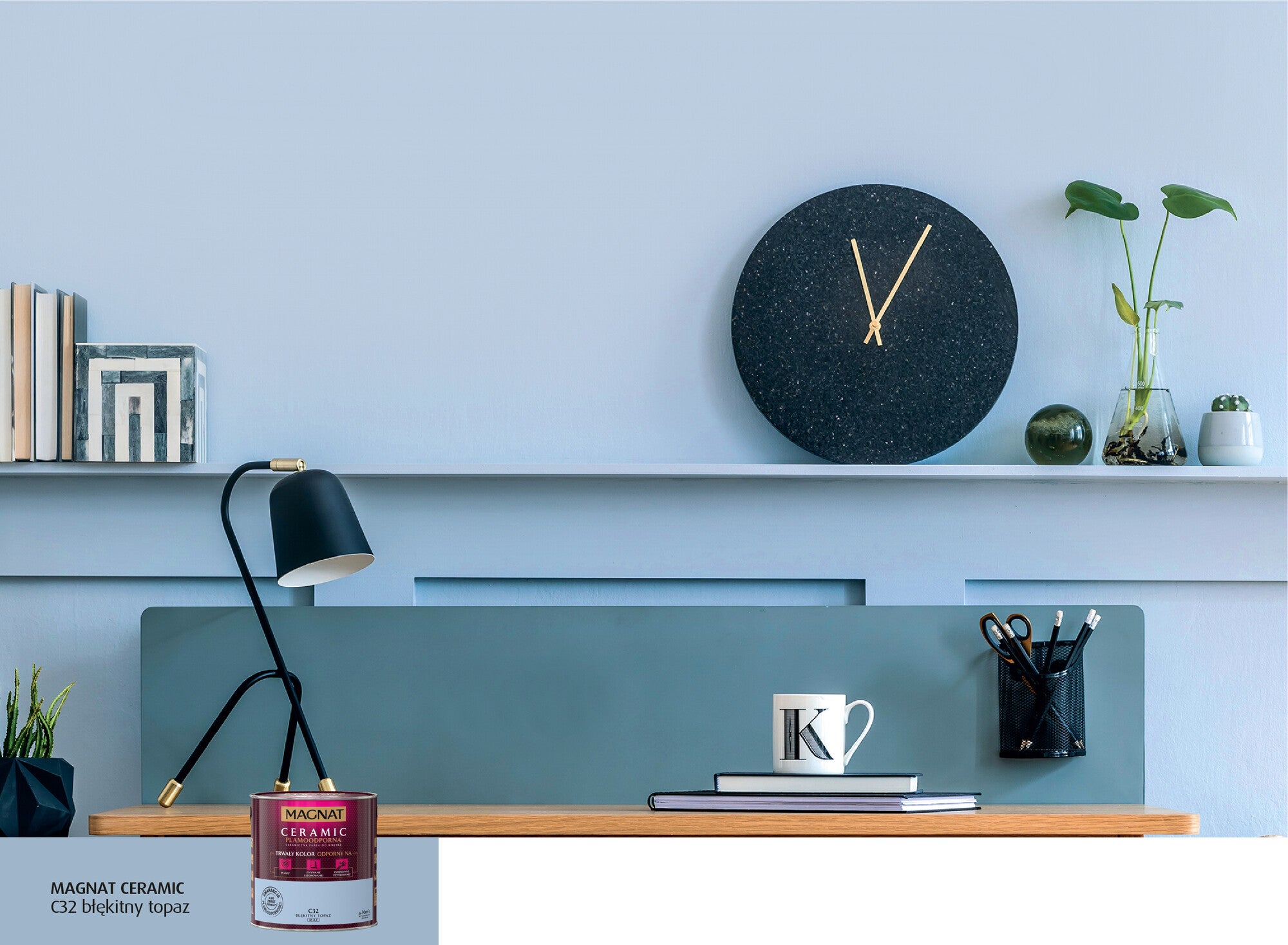 Farba Magnat Ceramic błękitny topaz 2,5l 1