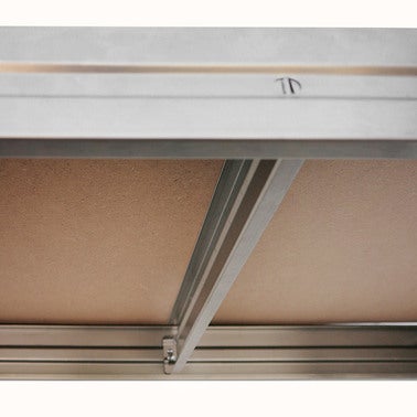 Regał Bullrack Rivet wym. 200x100x60 cm, 4 półki, 600 kg 7