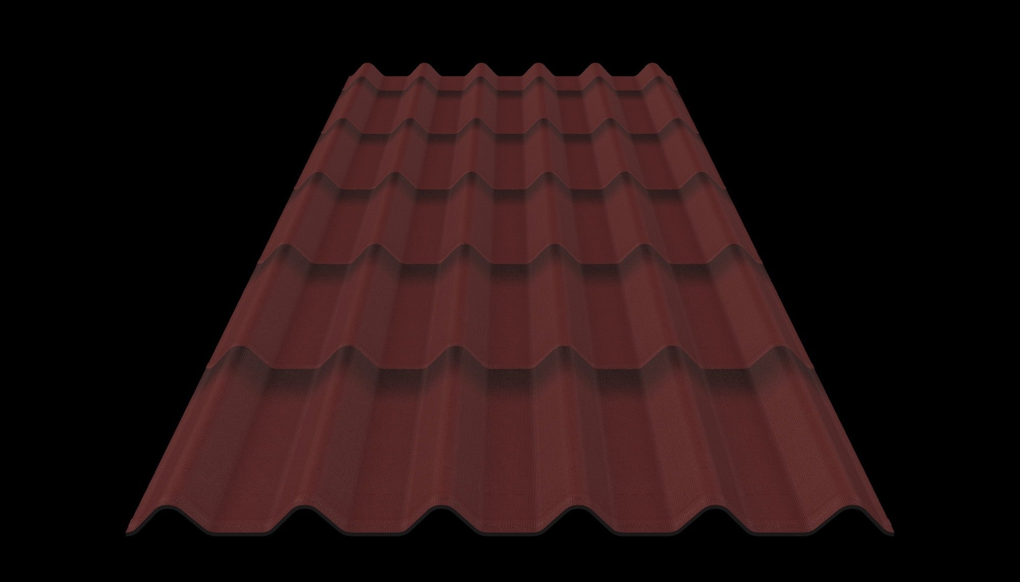 Płyta falista Onduline Easystyle Dual Czerwony 1,95x0,82 m 1