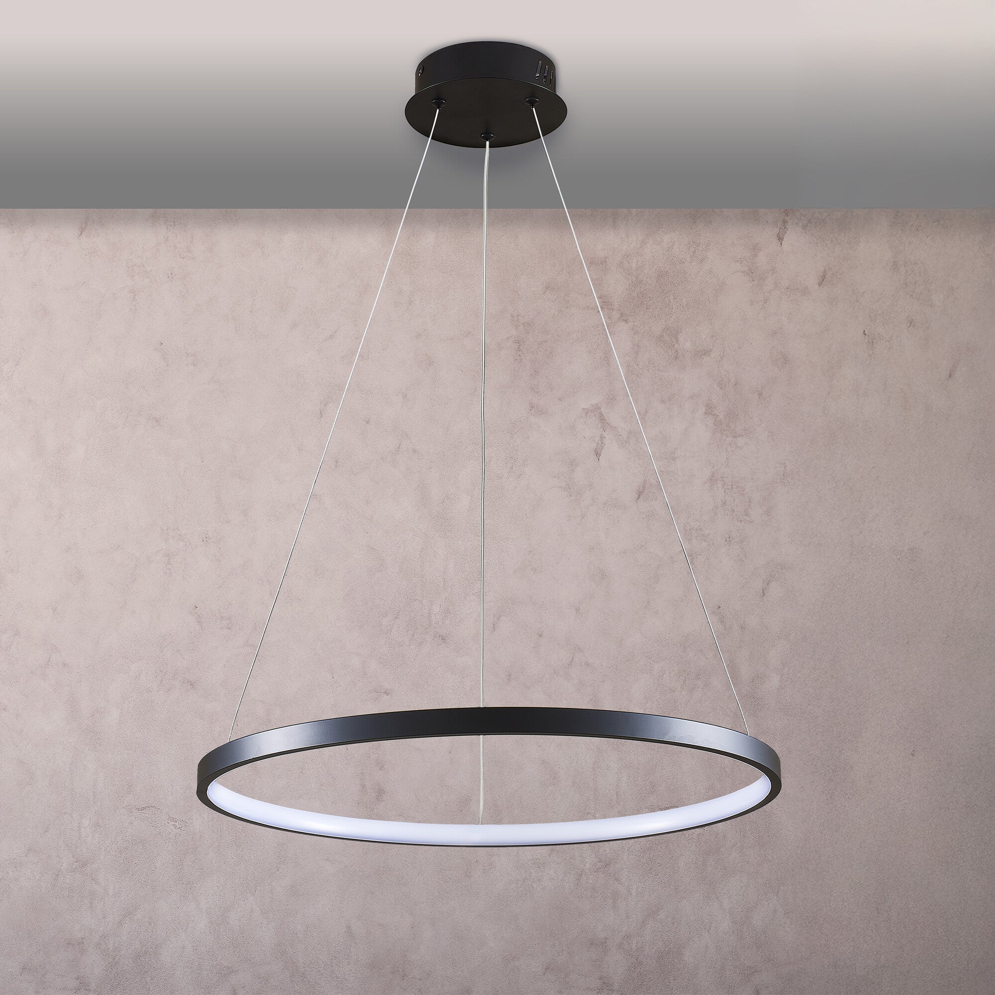 Lampa wisząca LED Lea 25W 3000lm czarna 2