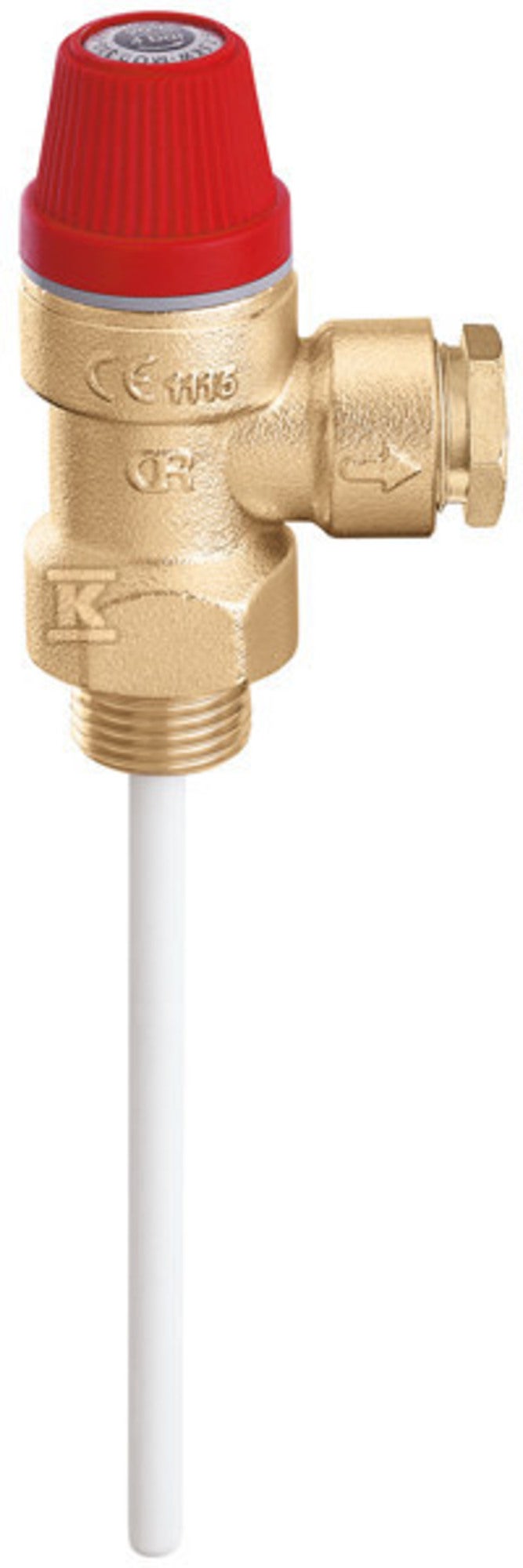 Zawór bezpieczeństwa do c.w.u. temperaturowo-ciśnieniowy GZ 3/4"x22 mm 6 bar 0