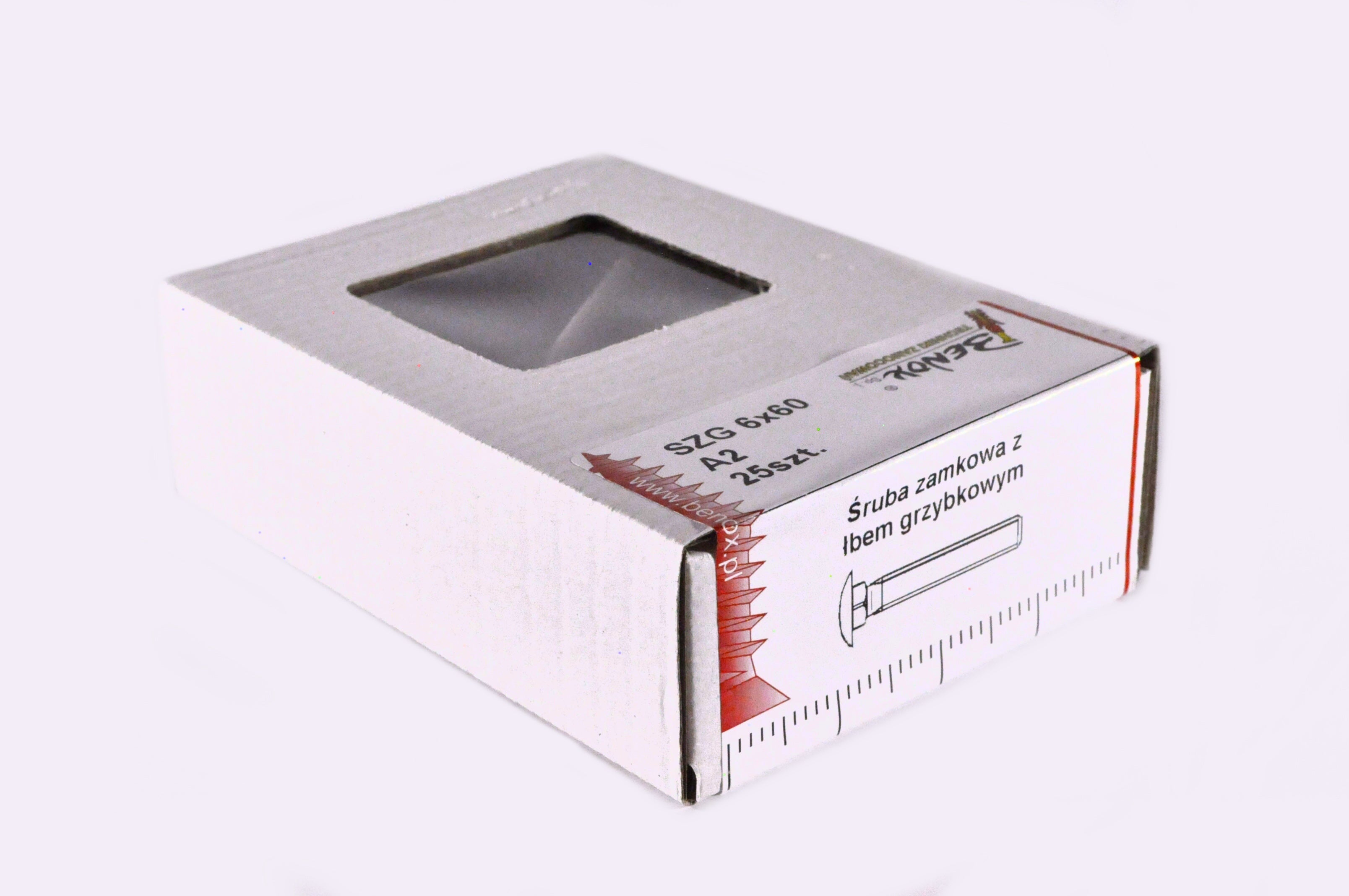 Śruba M6x60 mm DIN 607 (25 szt.) 1