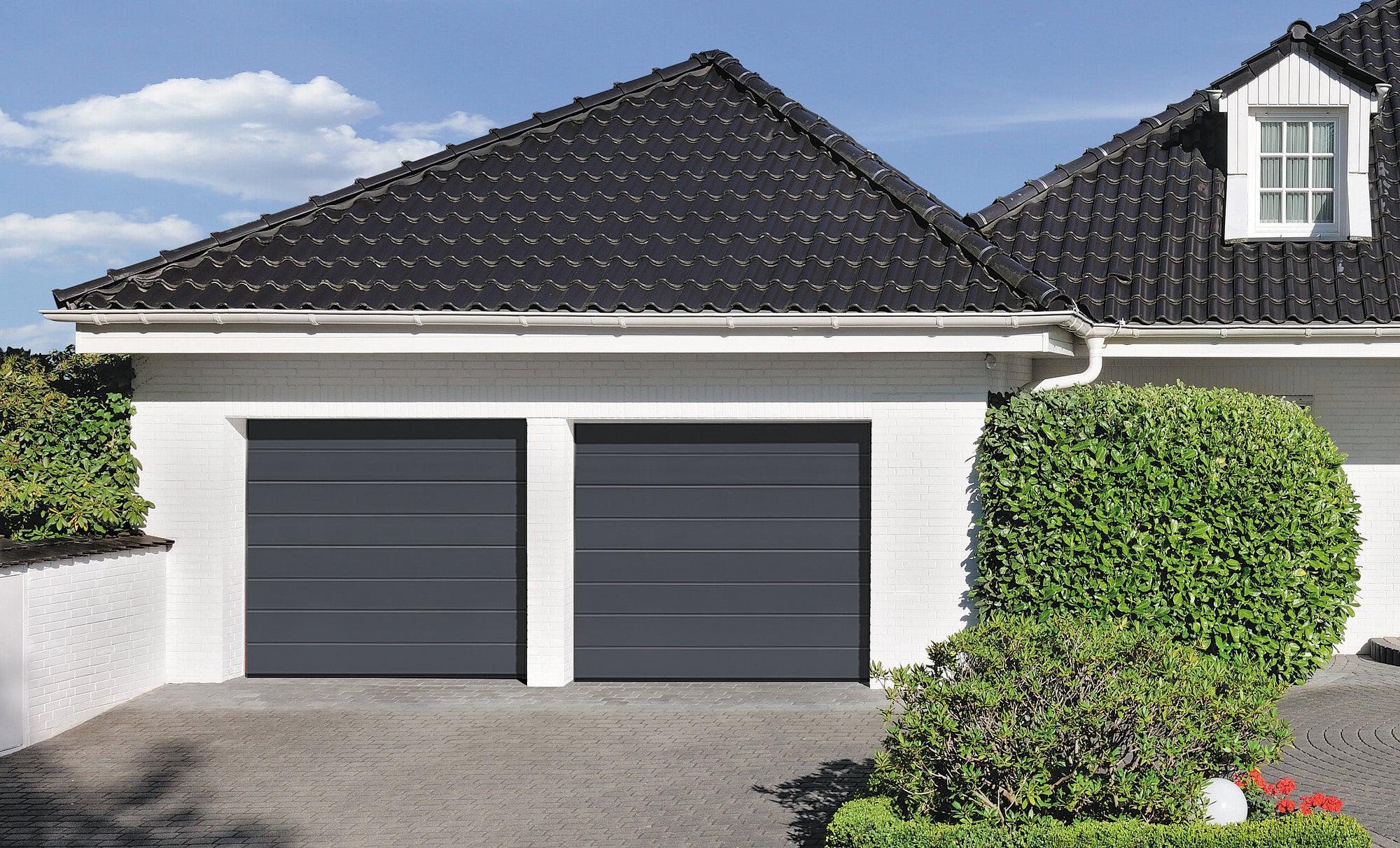 Brama segementowa z napędem Isomatic 42 2500x2125, antracyt 1