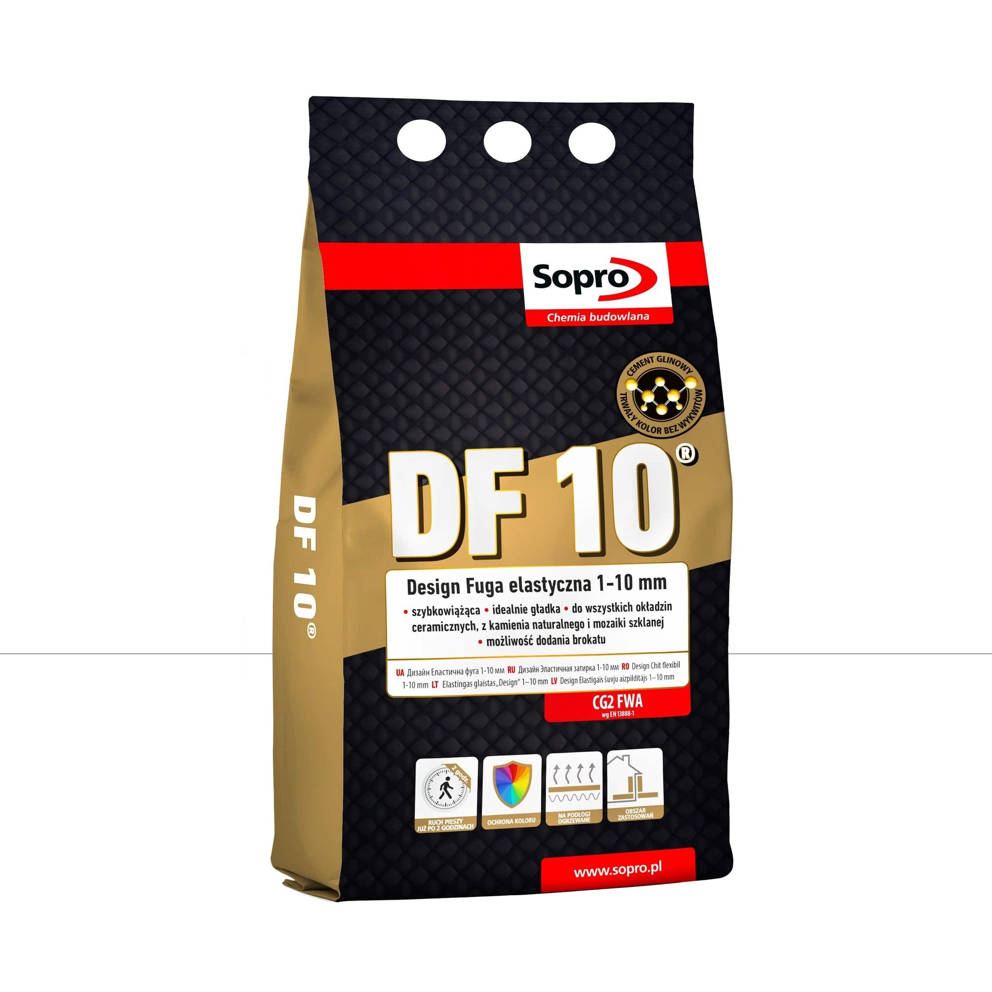 Fuga elastyczna Sopro DF10 BIAŁY 10 4kg