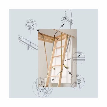 Schody strychowe DOLLE CLICKFIX 56 120x70cm 2