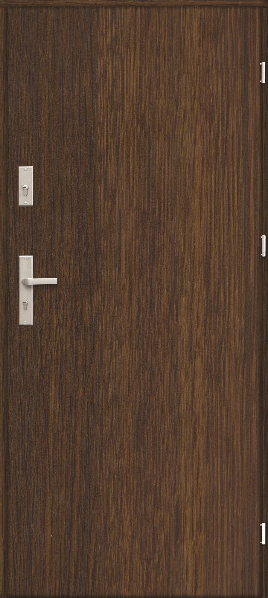 Drzwi wejściowe Volume Set  80 cm lewe orzech rustykalny 0