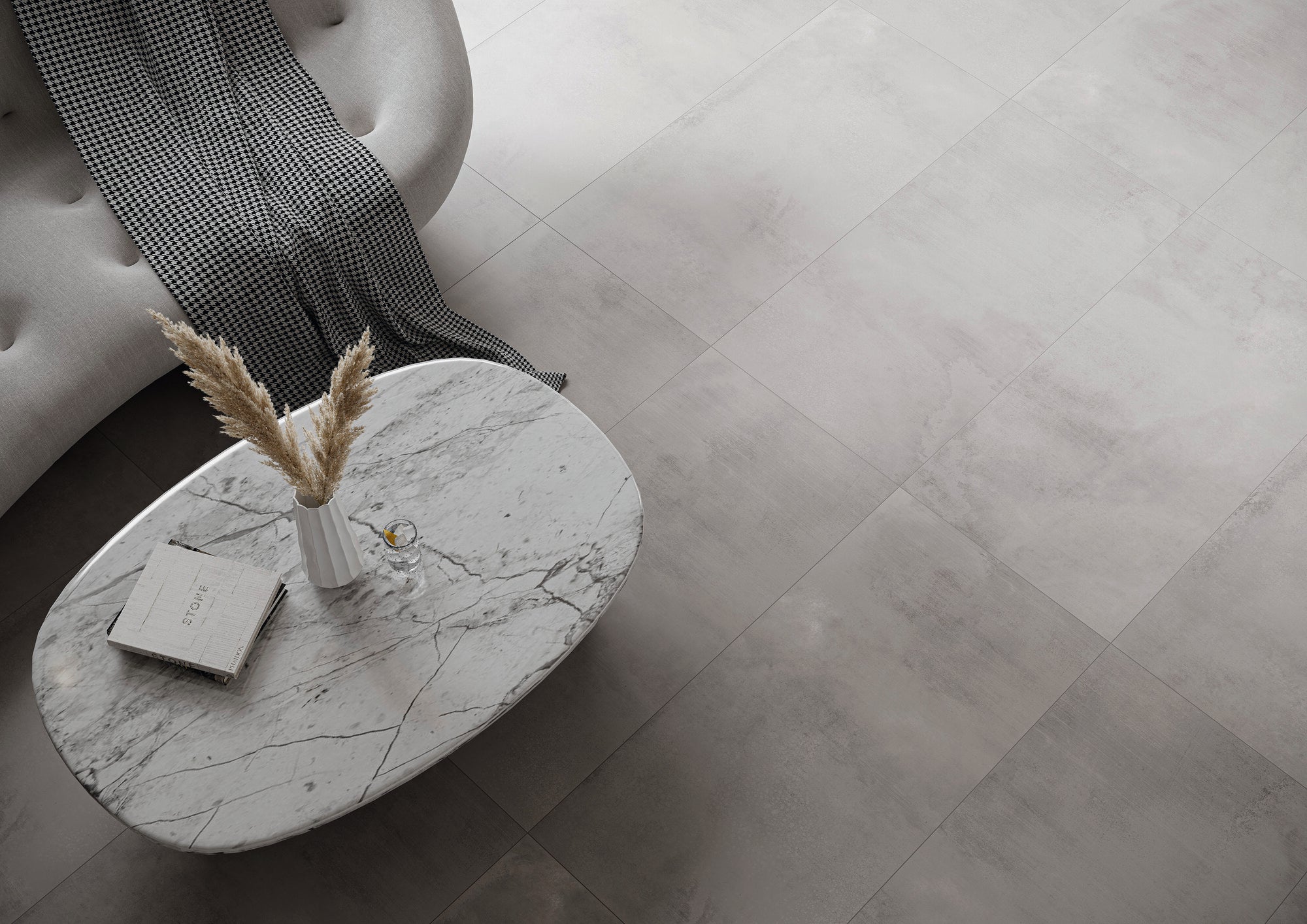 Gres szkliwiony Osta grafit 59.8x119.8 cm 0.72 m2 1