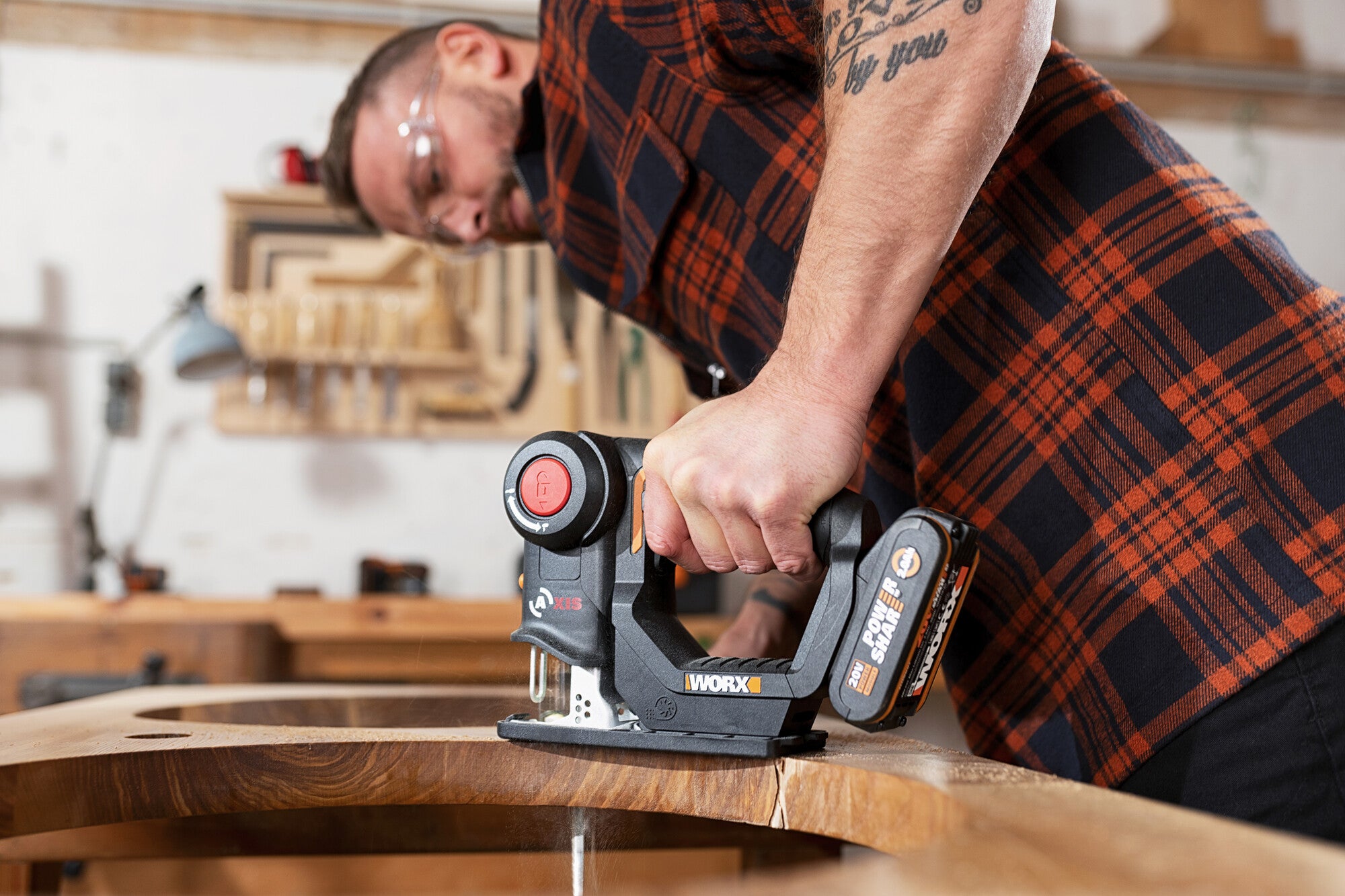 Wyrzynarka 2w1 20V WX550.9 Worx / bez aku 3