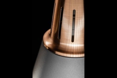 Oprawa sufitowa GIANNI 1x E27, szaro-złoty, średnica 22cm, materiał metal 1