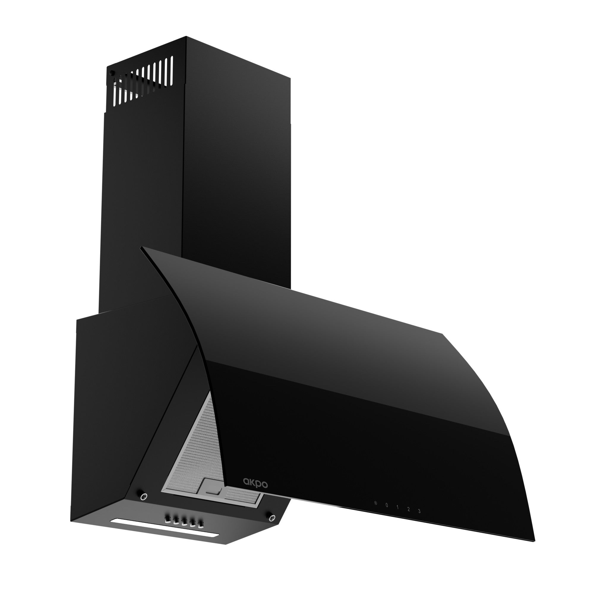 Okap kominowy WK-4 Clarus 60cm czarny 2