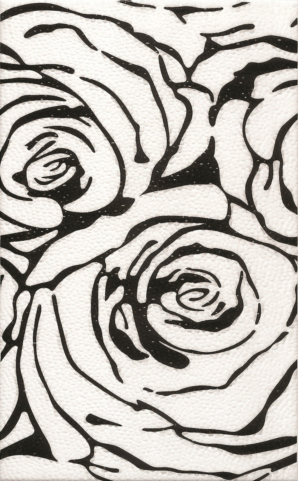 Dekor ścienny Rosa Negro 25x40 cm