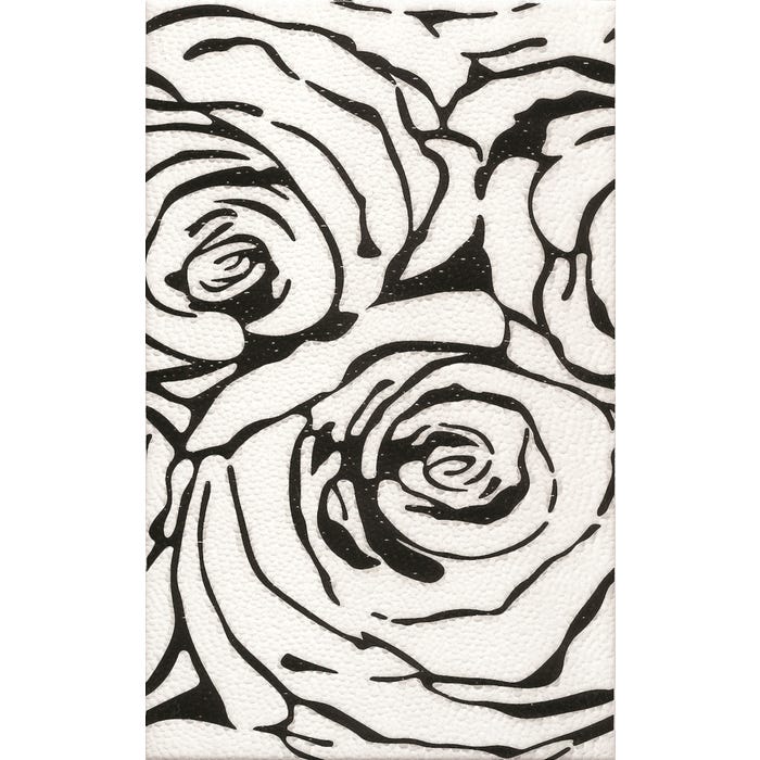 Dekor ścienny Rosa Negro 25x40 cm